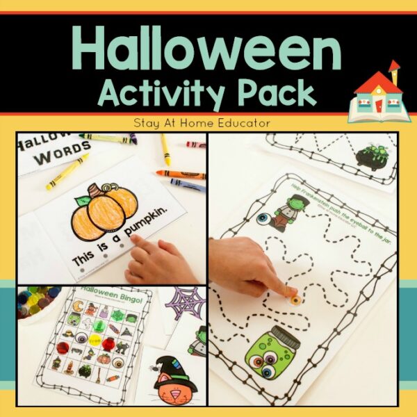 halloween activity pack for preschool