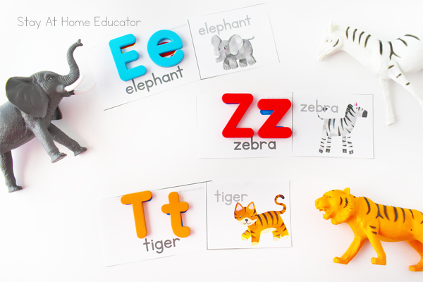 FREE Animal Alphabet Puzzles Printable for Preschoolers