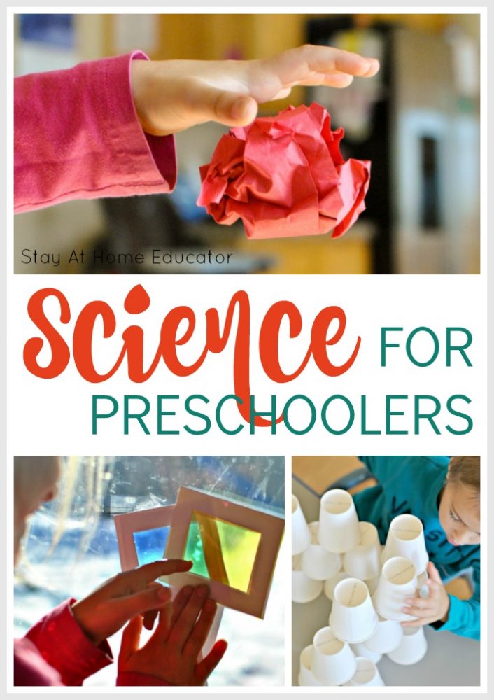STEAM activities for preschool - Science for preschoolers