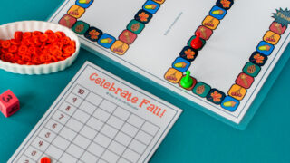 fall graphing game free printable for preschoolers