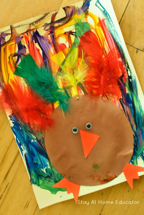 turkey art activity for preschoolers | preschool turkey art | thanksgiving art activities for preschoolers | Thanksgiving process art for preschoolers | turkey artwork kindergarten | turkey art project for preschool