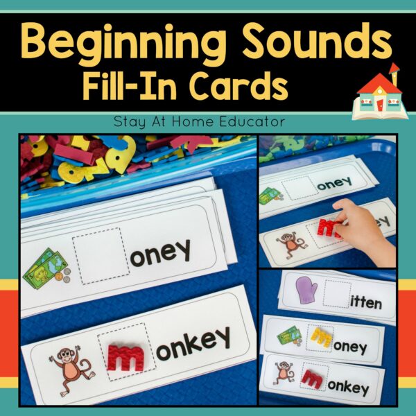 Beginning Sounds Fill-In Cards