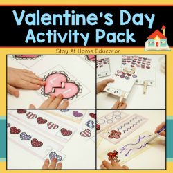 valentine's day activity pack for preschool