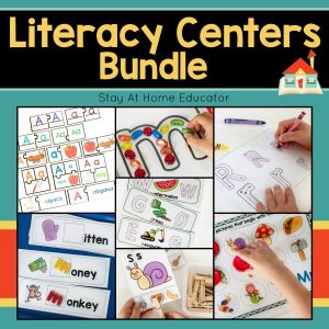 Preschool Literacy Centers Bundle