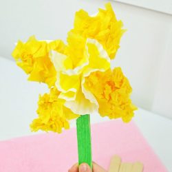 spring flower craft for preschool