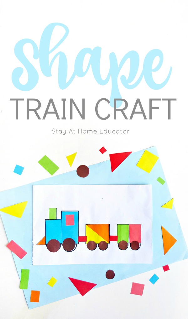 Shape train activity introduces geometry concept to preschoolers