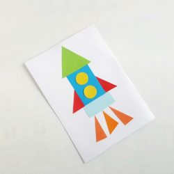 space rocket craft for preschool