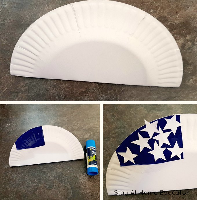 Steps for making a July 4th music shaker