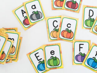 Image for FREE Pumpkin Alphabet Cards and 5 Literacy Activities to Use Them