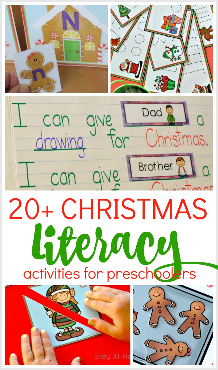 Christmas Literacy Activities for Preschoolers to try this December
