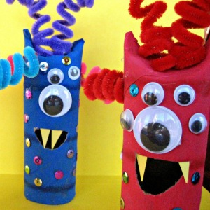 Paper tube monster activities