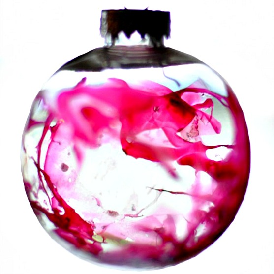 Christmas ornament painting for preschoolers