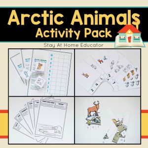 Arctic Animals Activity Pack for Preschoolers
