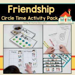 friendship circle time activity pack for preschool
