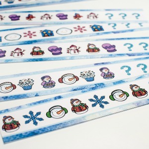 winter patter card printable for preschool
