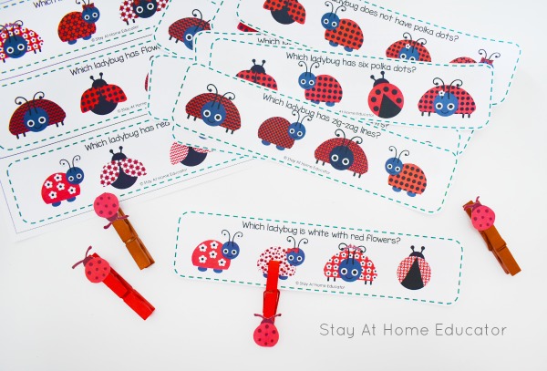 Make learning fun, and a little more adorable, with these free ladybug theme visual discrimination cards perfect for your preschoolers! 