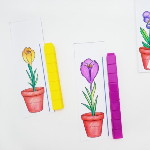 Image for FREE Flower Height Measurement Printable for Preschoolers