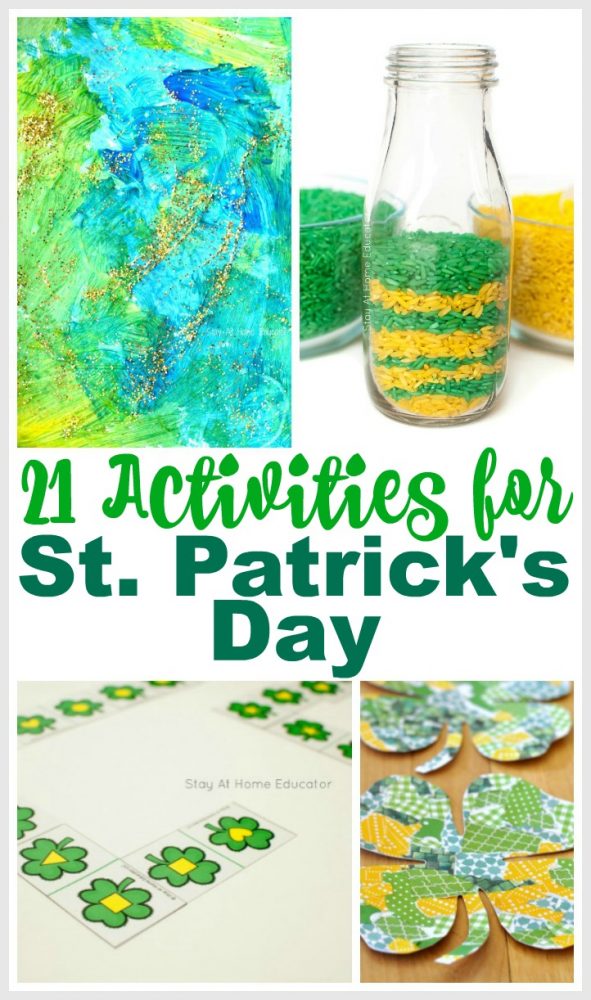 21 preschool activities for St. Patrick's Day
