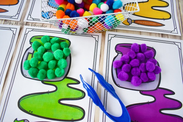 teach colors to toddlers with these activities