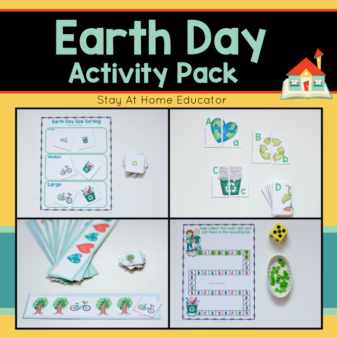 Printable Earth Day activities for preschoolers