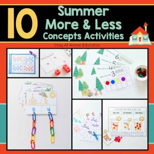 Summer More & Less Concepts Activity Pack