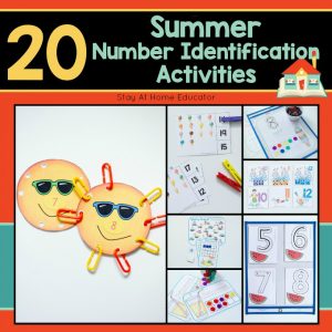 Summer Number Identification Activity Pack