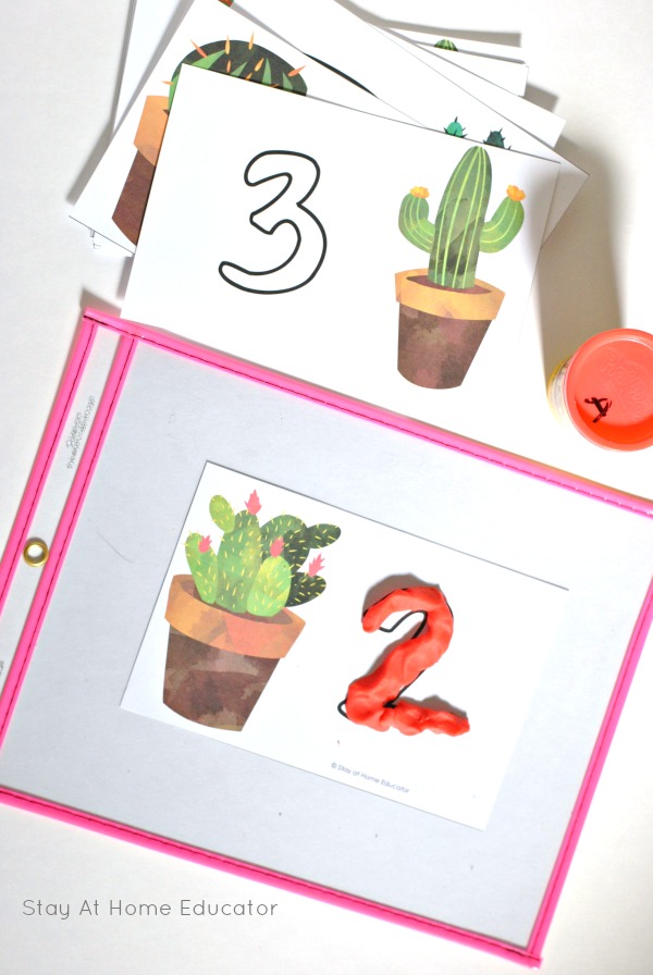 Promote important preschool skills with these Desert Themed Number Formation mats! 