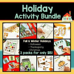 Holiday Activity Pack Bundle (Fall and Winter)