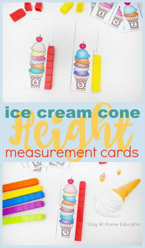 ice cream measurement activity for preschool ice cream theme