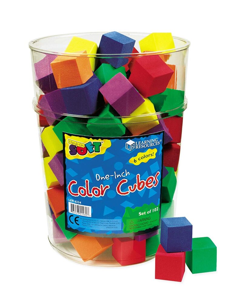 color cubes for preschoolers