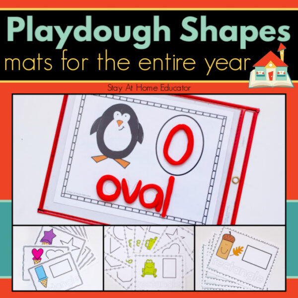 Playdough Shape Mats for the Entire Year