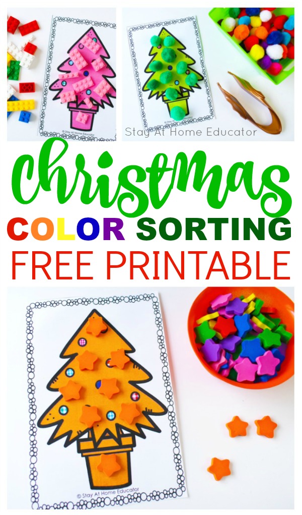 A fun Christmas activity that will provide ideas for teaching colors to preschoolers to help them learn this skill and be ready for Kindergarten. 