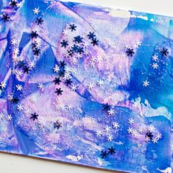 A beautiful winter process art for toddlers project that you will love to keep forever. An art project that also strengthens fine motor skills & colors.