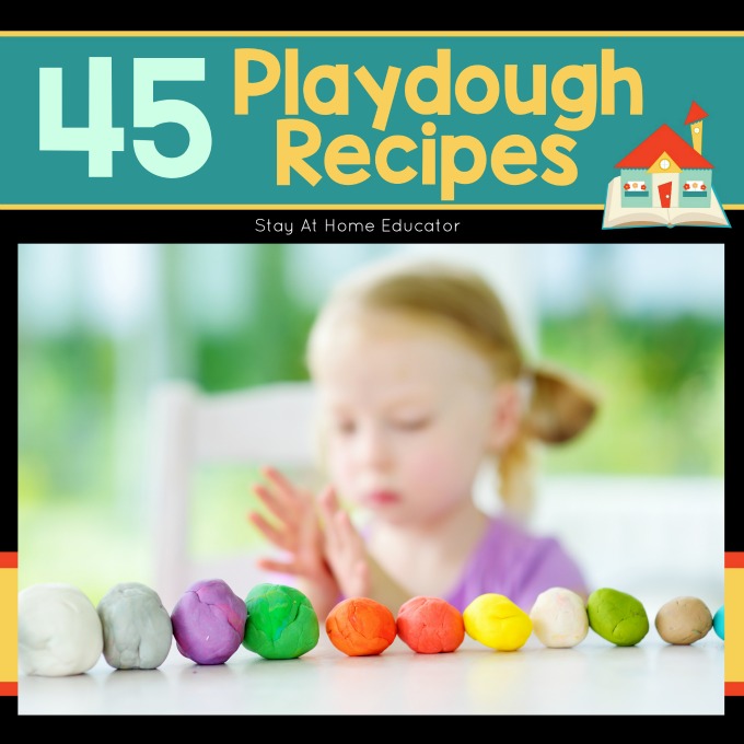 45 playdough recipes to use in your preschool classroom