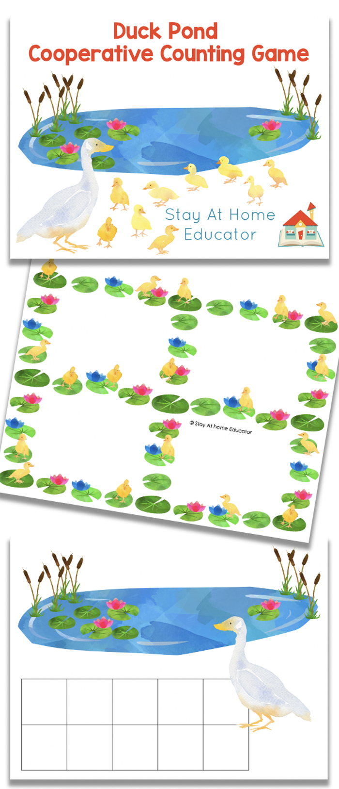 free spring theme cooperative games for preschoolers