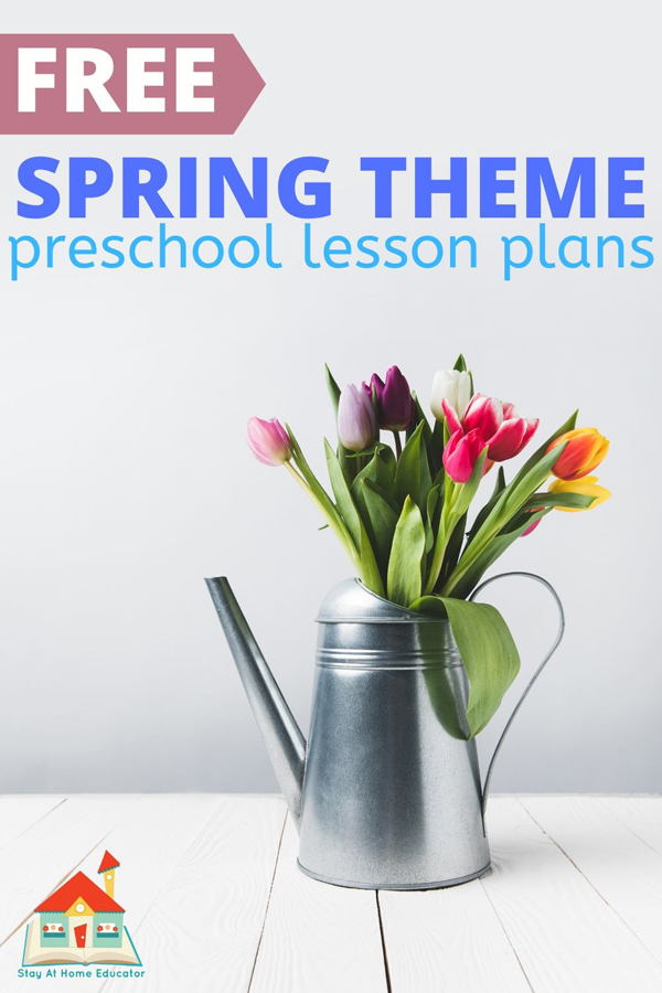 free spring theme homeschool preschool lesson plans