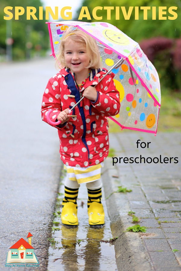 spring activities for homeschool preschool lesson plans