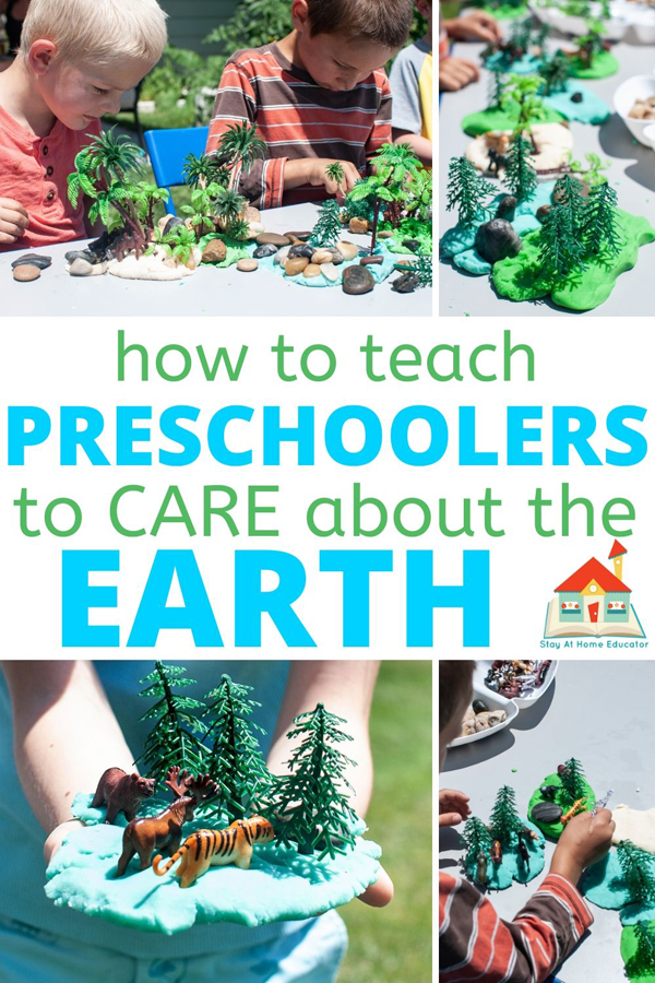 how to teach preschoolers to care about the Earth