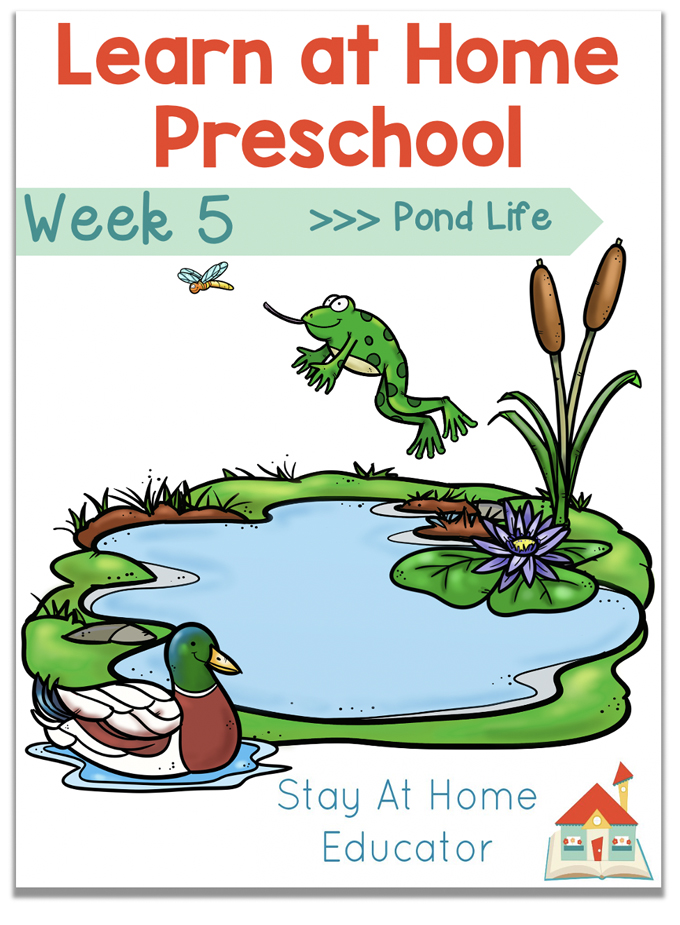 Week five of free preschool lesson plans for homeschool preschool