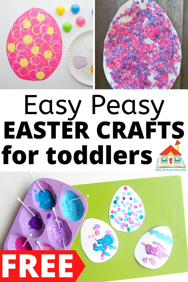 Easy Peasy Easter Process art activities for toddlers