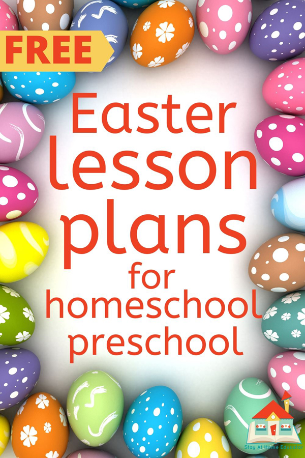 free Easter lesson plans for preschoolers featuring over 16 easter activities for toddlers and preschoolers