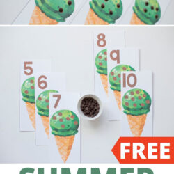 summer math activities for preschoolers, preschool number activities