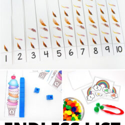 endless lesson of math activities for preschoolers