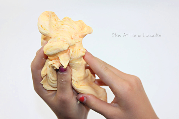 easy no-cook two ingredient playdough for summer