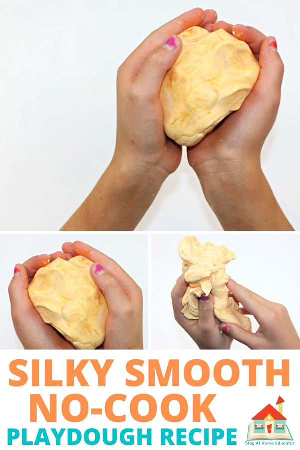 silky smooth no-cook playdough recipe