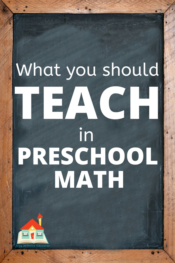 what you should teach in preschool math