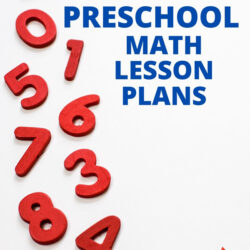how to create preschool math lesson plans