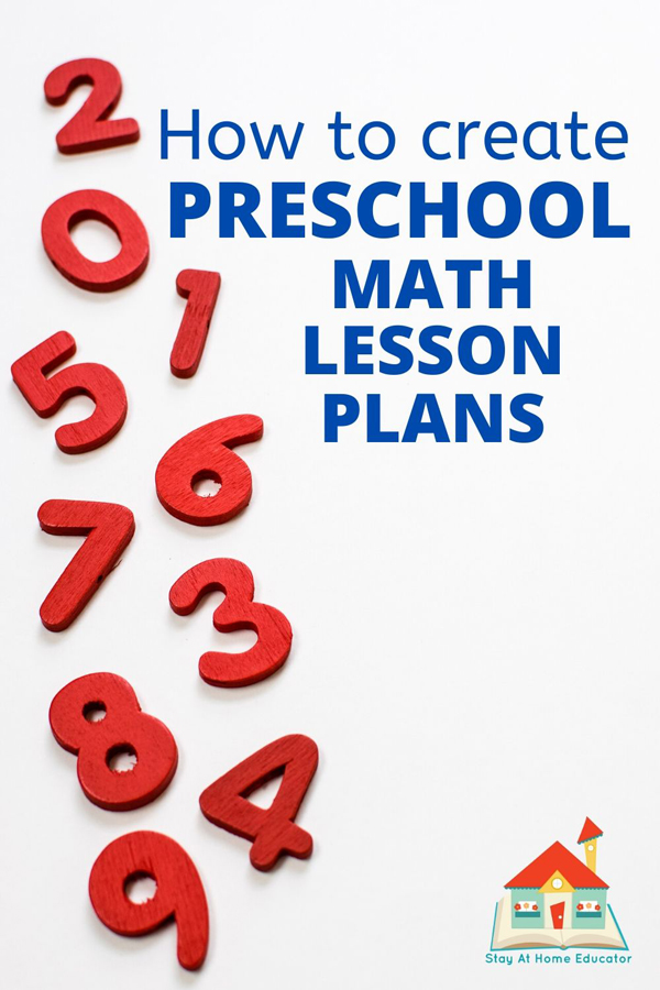whow to create preschool math lesson plans