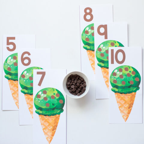 Image for Ice Cream Cone Number and Counting Activites