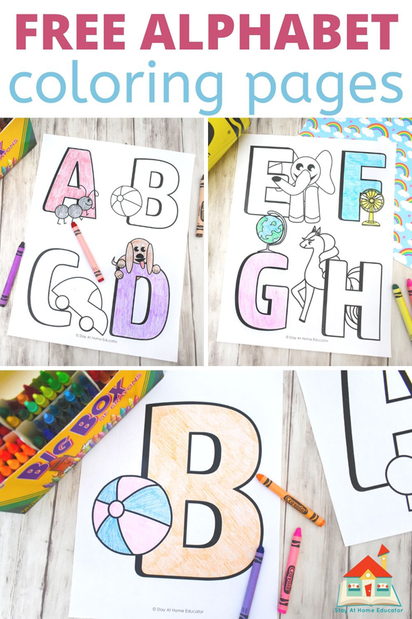 free alphabet coloring pages with beginning sounds